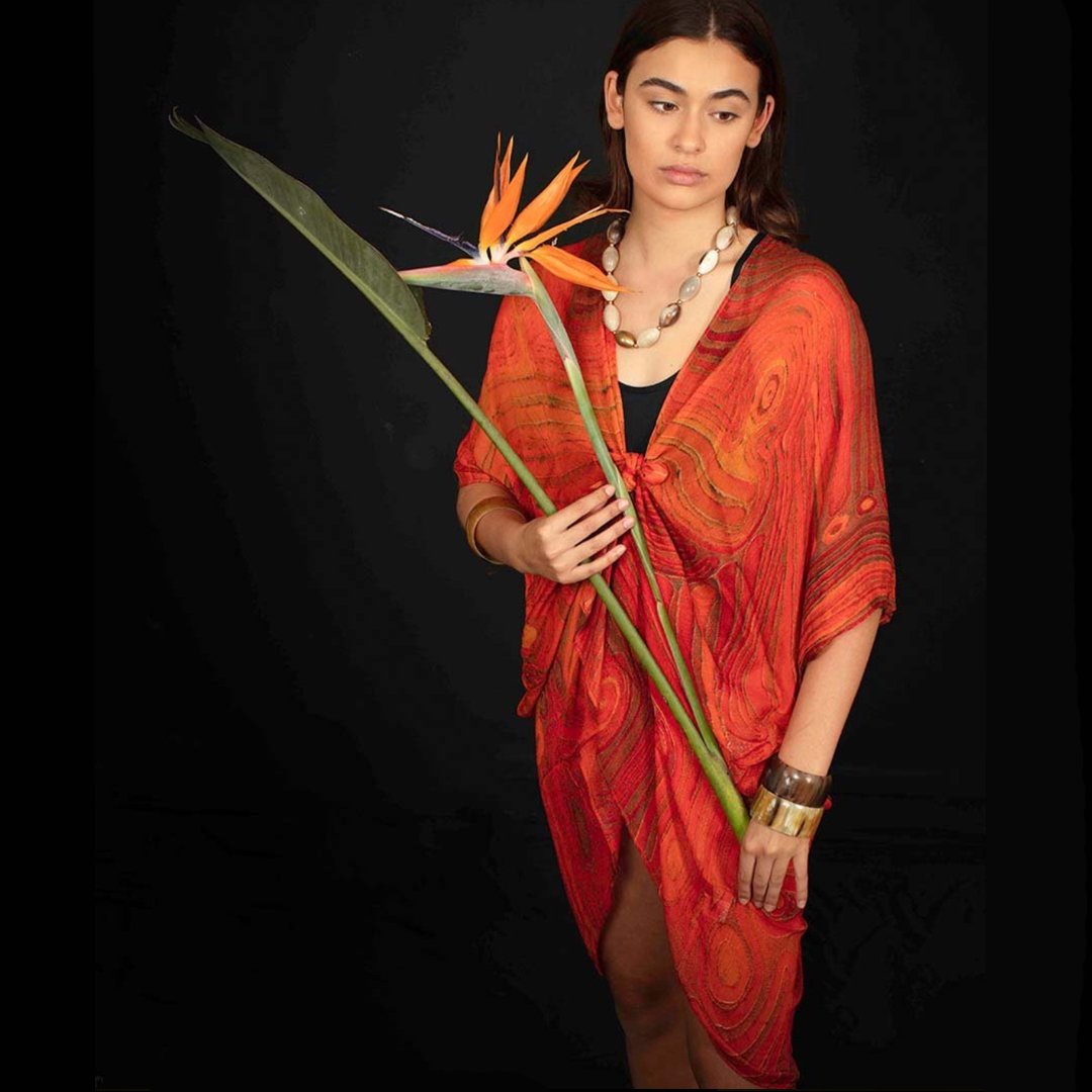 Open Kaftan - Corroboree by Saretta