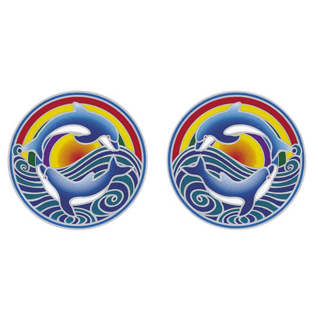 Dolphin Mandala - Sunlight Stickers