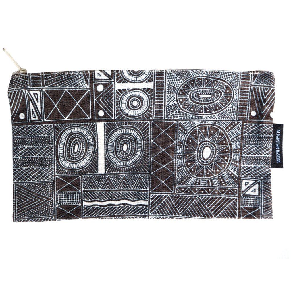 Cotton Zip Bag - Fiona Puruntatameri