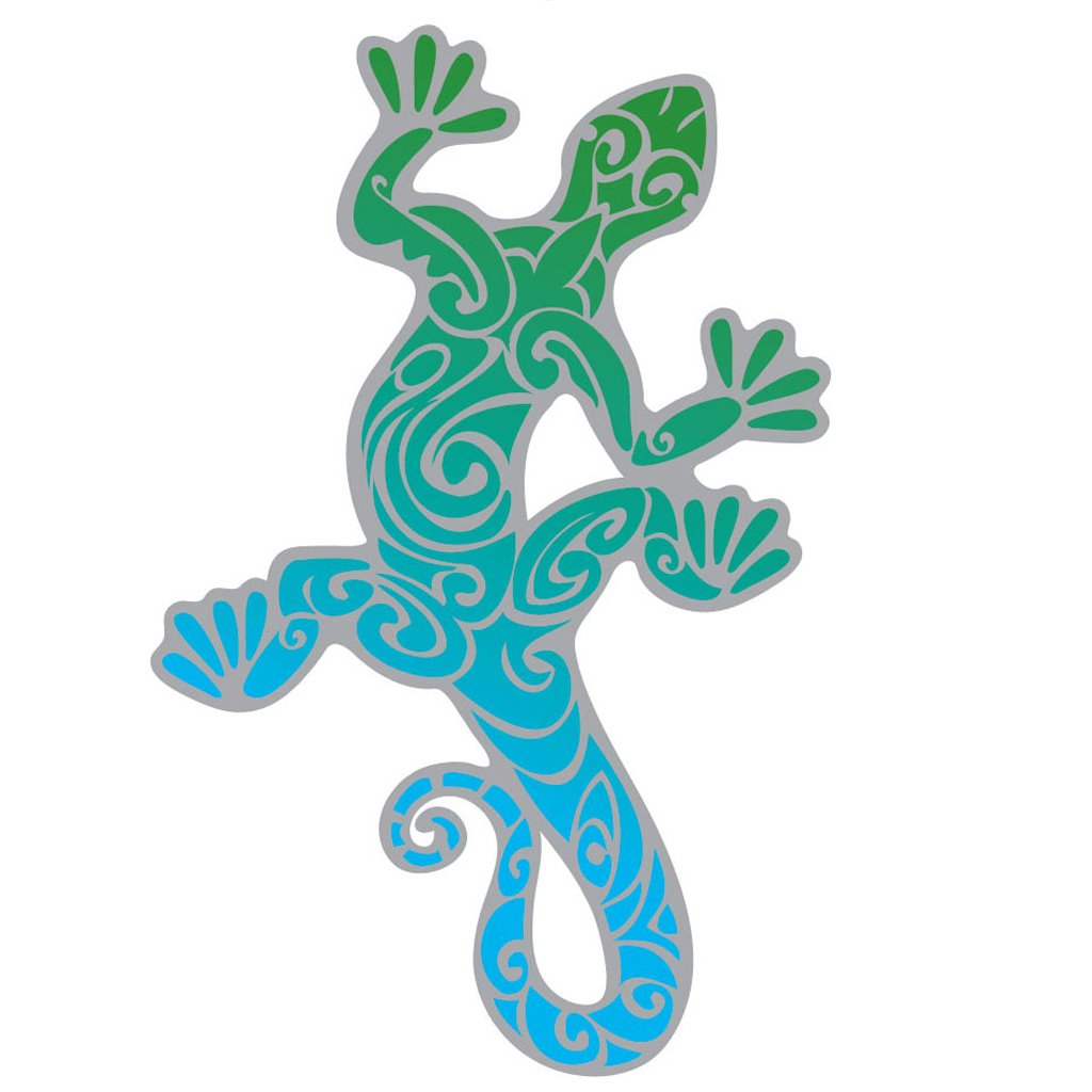Gecko - Suncatcher Sticker