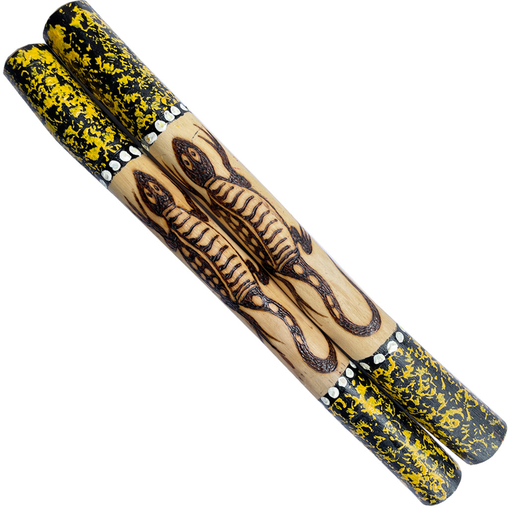 Goanna Clapsticks by Ossie Egan