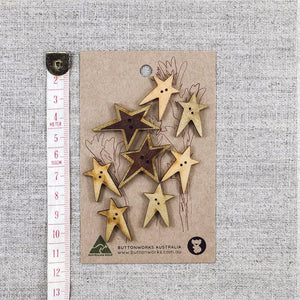 Gold Stars Button Pack - Buttonworks