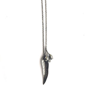 Gumnut Necklace - Pewter - Locally made