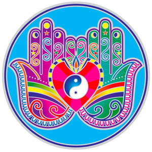 Healing Hands Mandala - Sunseal Sticker