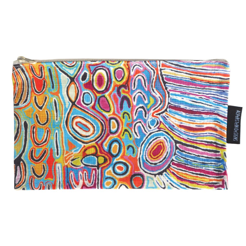 Cotton Zip Bag - Judy Watson