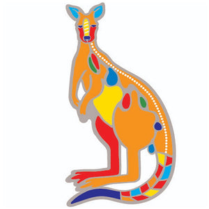 Kangaroo - Suncatcher Sticker