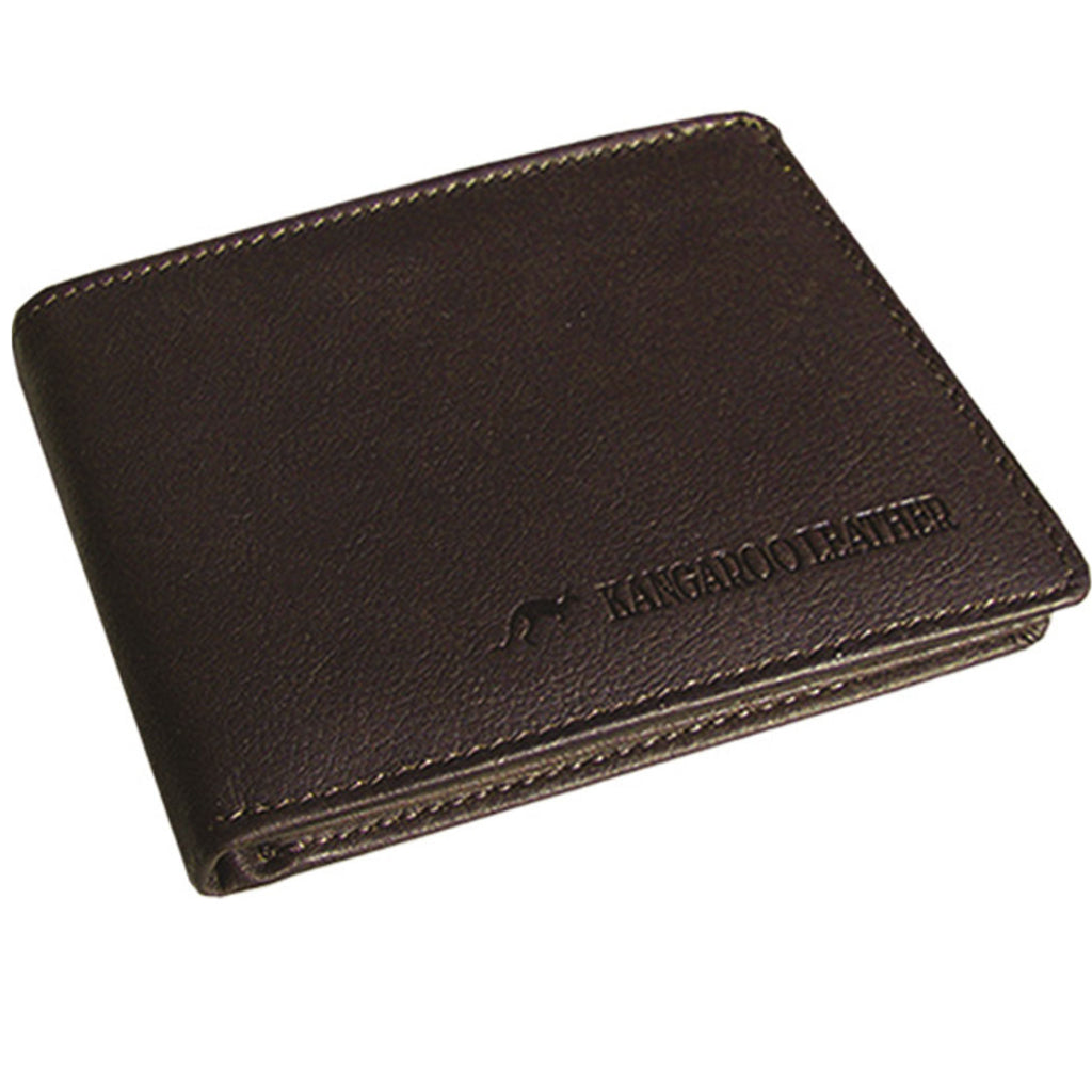 Barmah kangaroo wallet brown