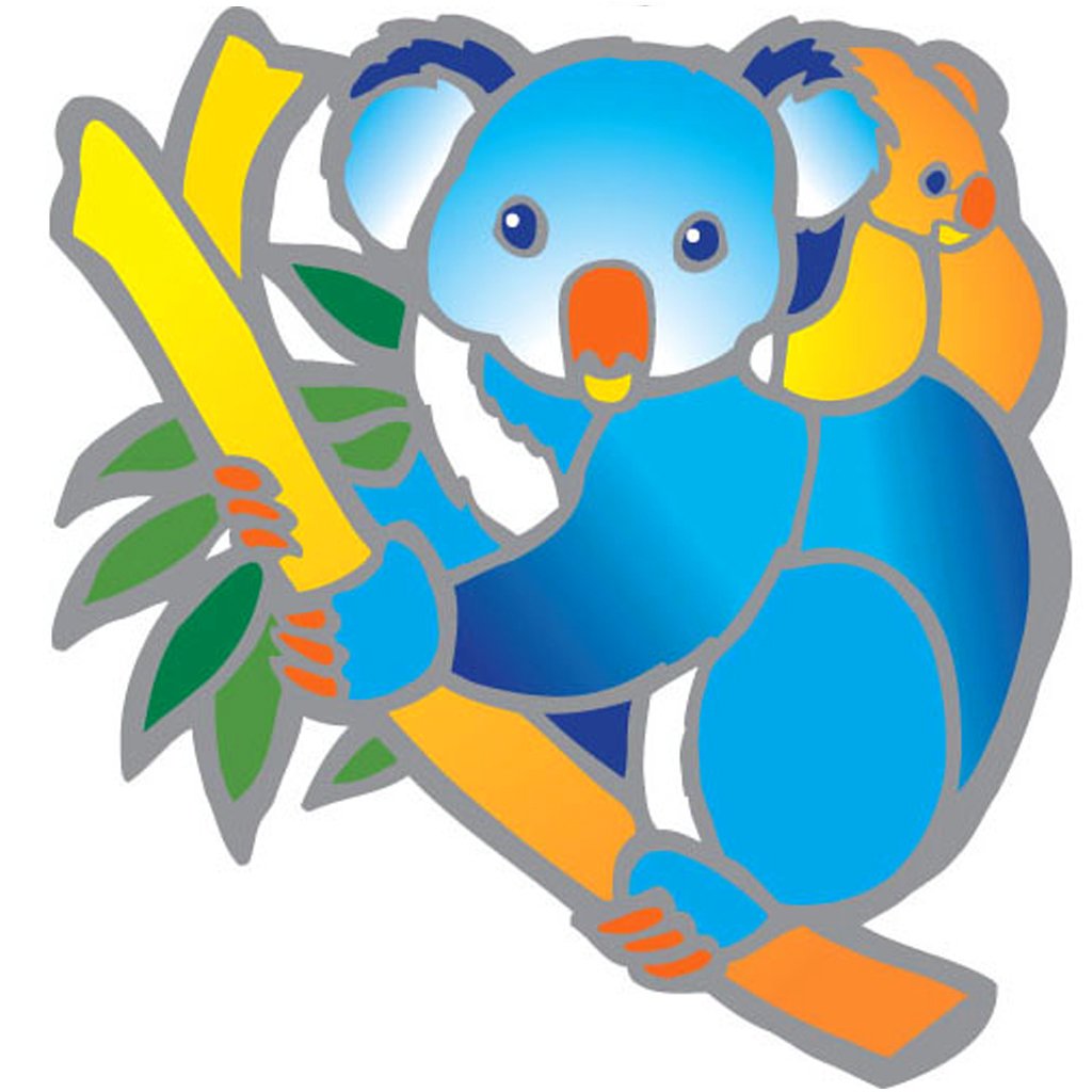 Koala & Baby -  Suncatcher Sticker