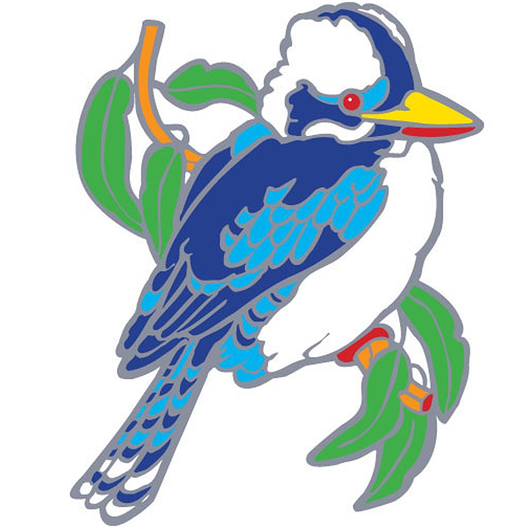 Kookaburra - Suncatcher Sticker