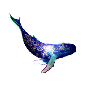Metallic Whale Sticker