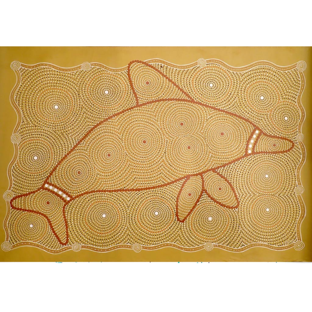 Dolphin by Ashley Appoo 65 x 95cm