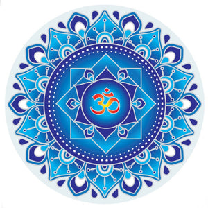 Sunseal Sticker - Blue Om Mandala
