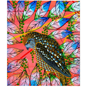 Greeting Card - Owl by Oral Roberts
