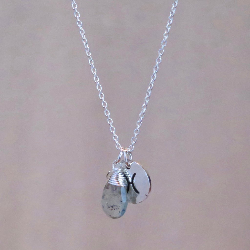 Zodiac Necklace - Pisces - Made in Byron Bay