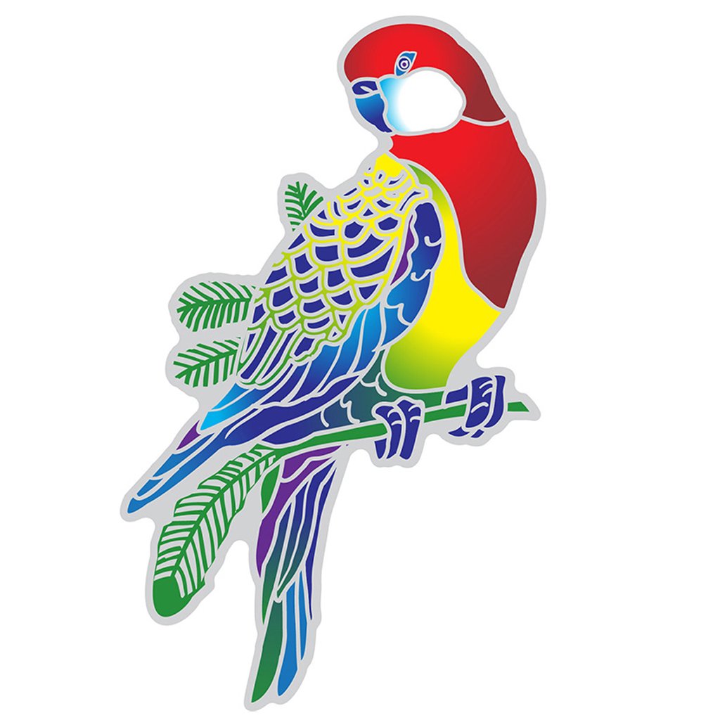 Rosella - Suncatcher Sticker
