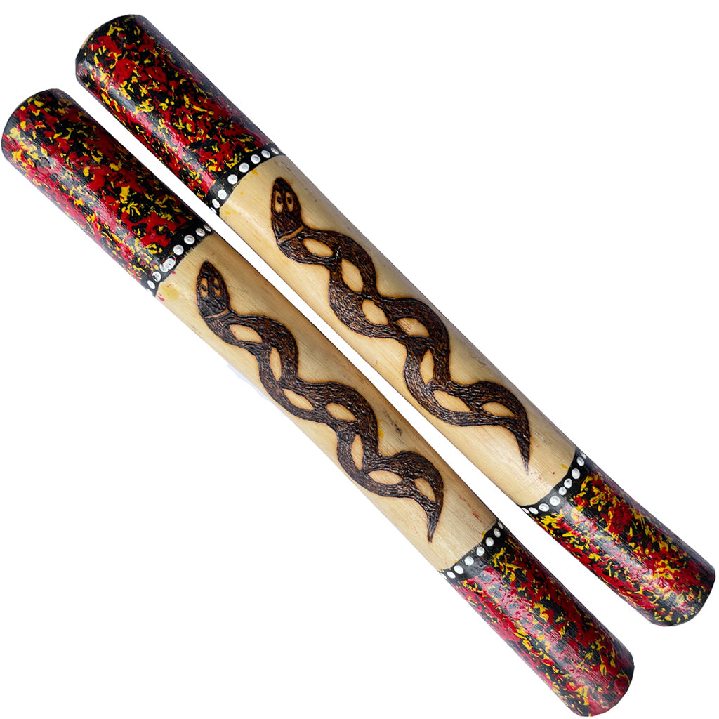 Snake Clapsticks by Ossie Egan