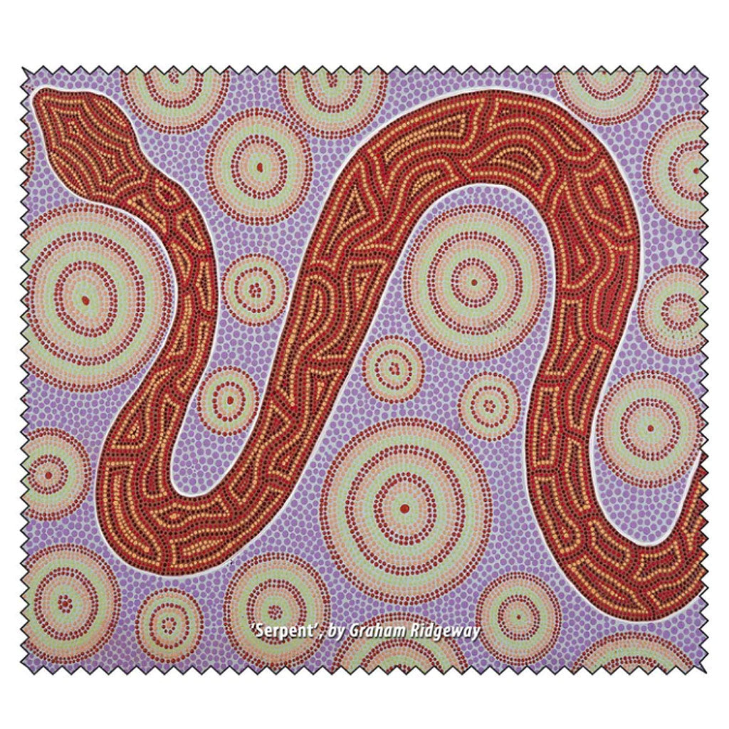 Serpent Lens Cloth by Graham Ridgeway
