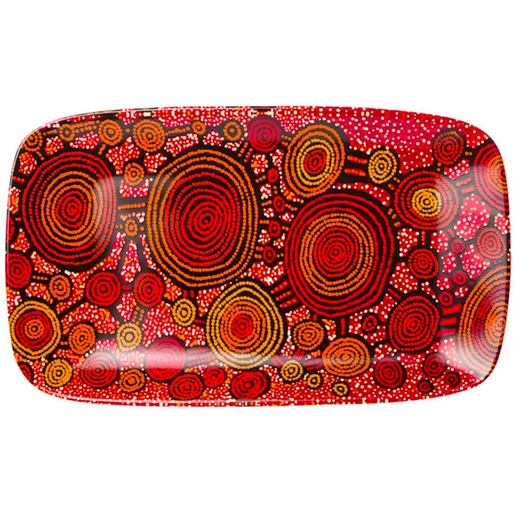 Platter - Teddy Gibson "Yankirri Jukurrpa" Emu Dreaming) - Ngarlikurlangu