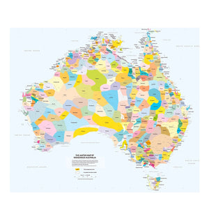 AIATSIS map of Indigenous Australia -  Large Laminated