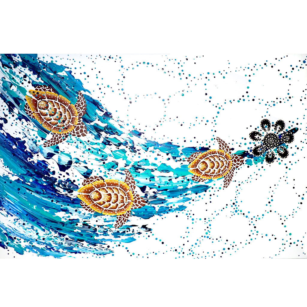 Turtle Increase Song Cycle by Anthony L Walker. 60 x 90cm