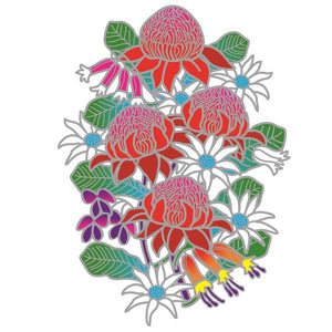 Wildflowers - Suncatcher Sticker