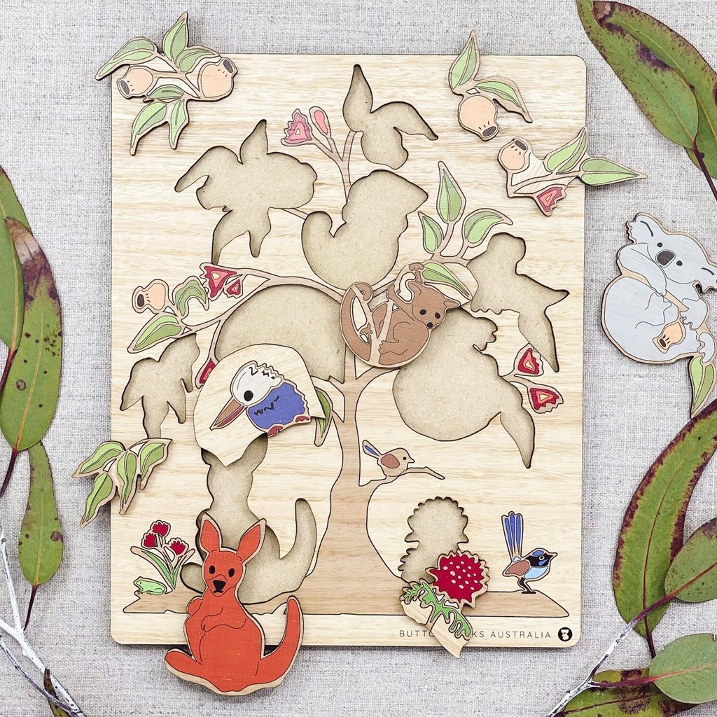 Wildlife Tree Puzzle  - Buttonworks